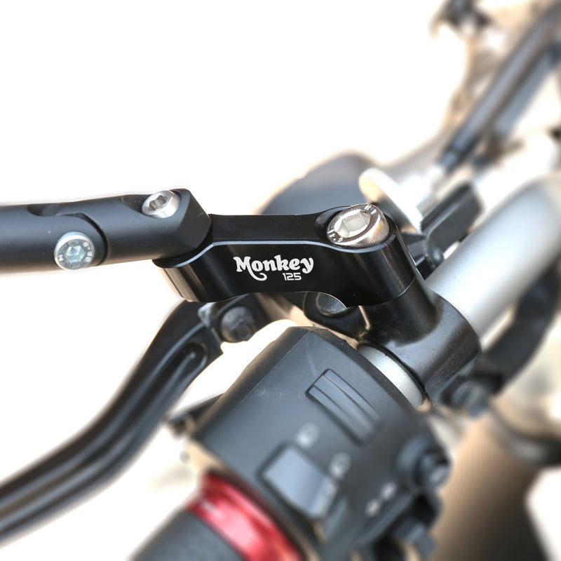 Fit Honda Monkey 125 2018-2022 Engraved Logo Side Mirror Extender Riser - MC Motoparts