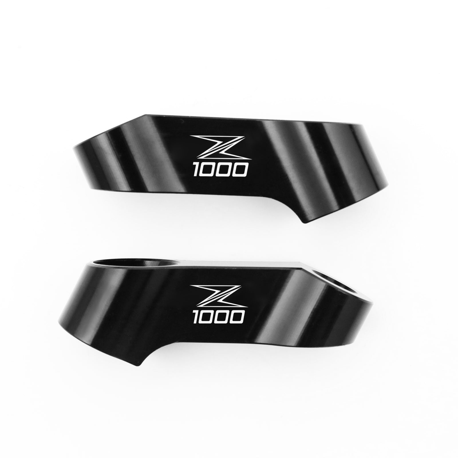 Fit Kawasaki Z1000SX Z1000 Engraved Logo Mirror Extender Riser - MC Motoparts