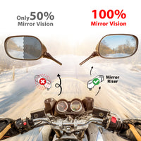 Fit Yamaha SMAX Stryker XVS1300 Motorcycle Mirror Extender and Riser - MC Motoparts
