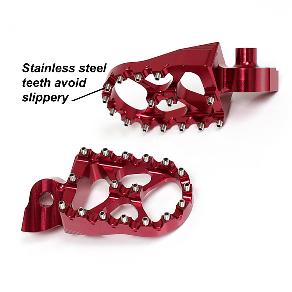 Fit Yamaha WR450F YZ125X YZ250F YZ450F Front MX Foot Pegs - MC Motoparts