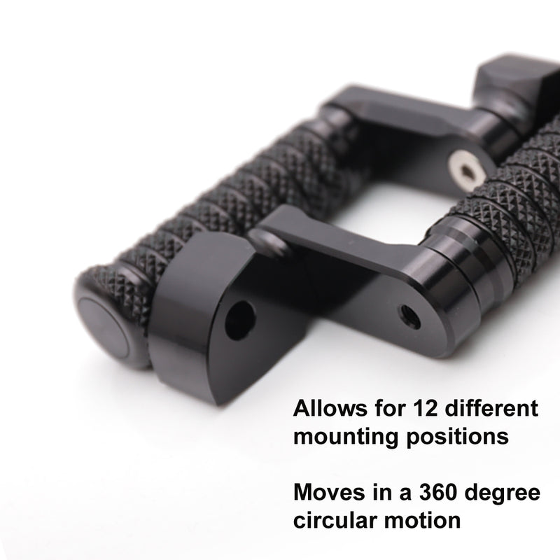 Fits Triumph Speed Four Speed Triple 40mm Adjustable Rear M-GRIP Foot Pegs