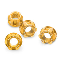 Fit Honda Monkey 125 Grom MSX125 SPOKE6 Billet M8 Rear Sprocket Nuts - MC Motoparts