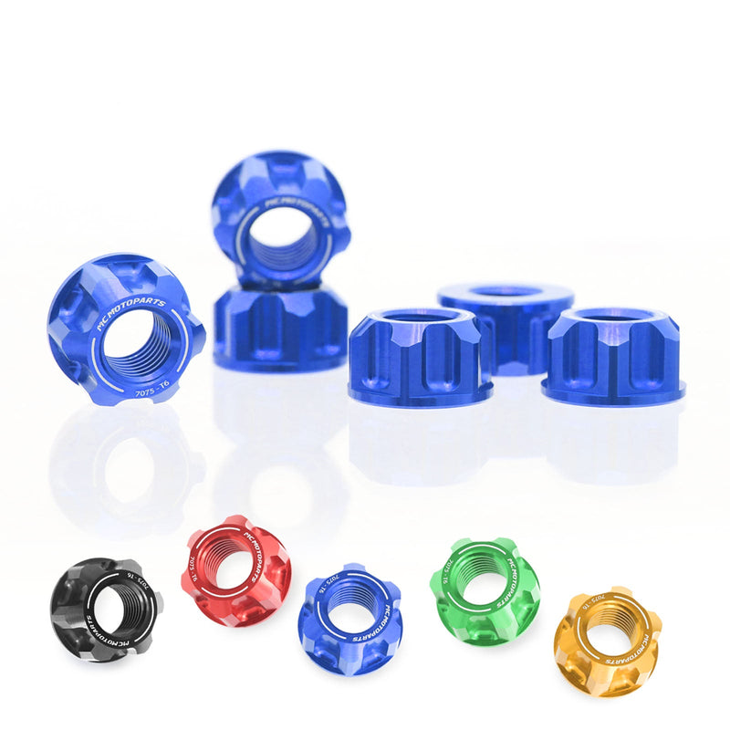 Fits Yamaha MT-125 YZ450F YZF R125 SPOKE6 Billet M8 Rear Sprocket Nuts