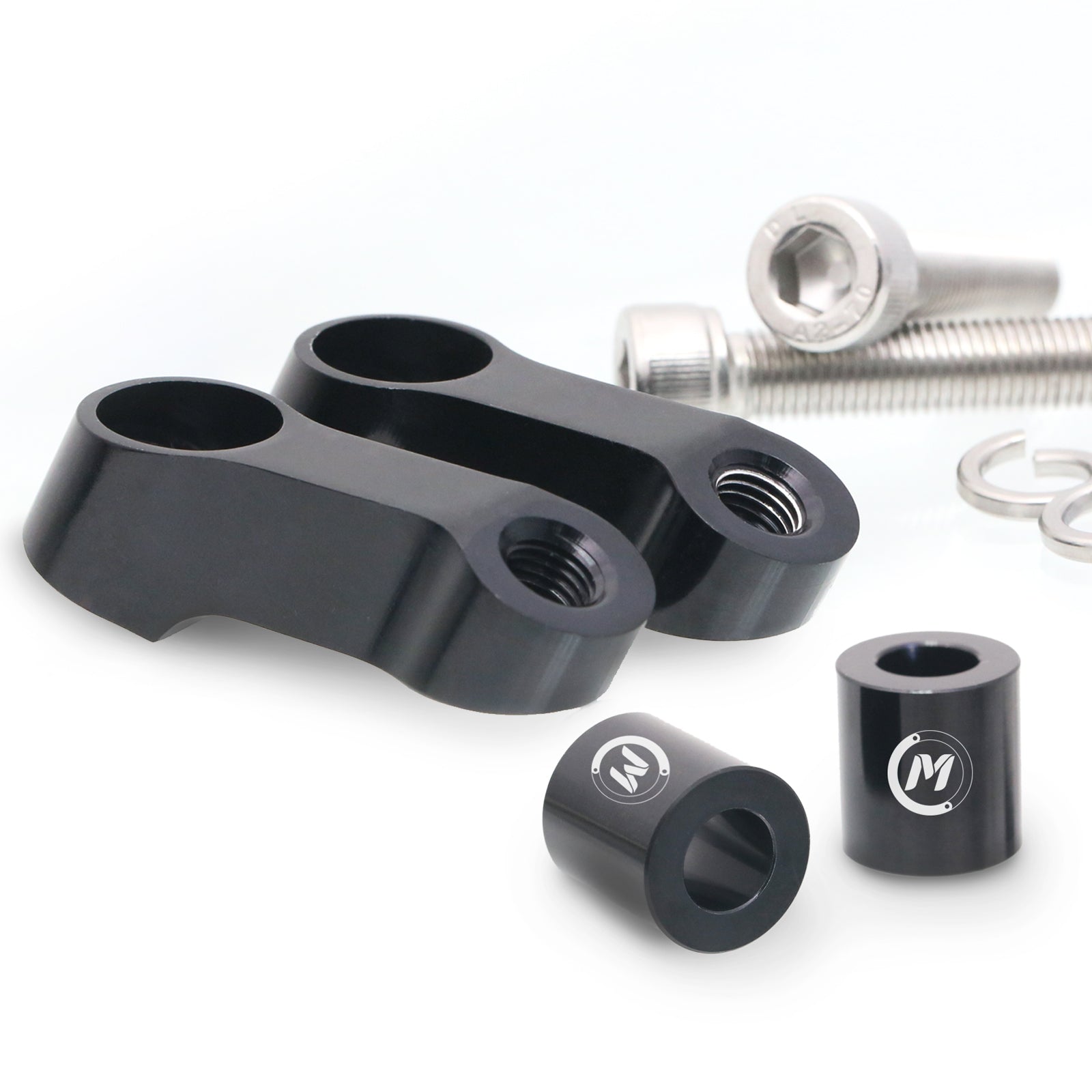 Fit Kawasaki Z125 Pro Z400 Z750 UPVIEW Rear View Mirror Extender Riser - MC Motoparts