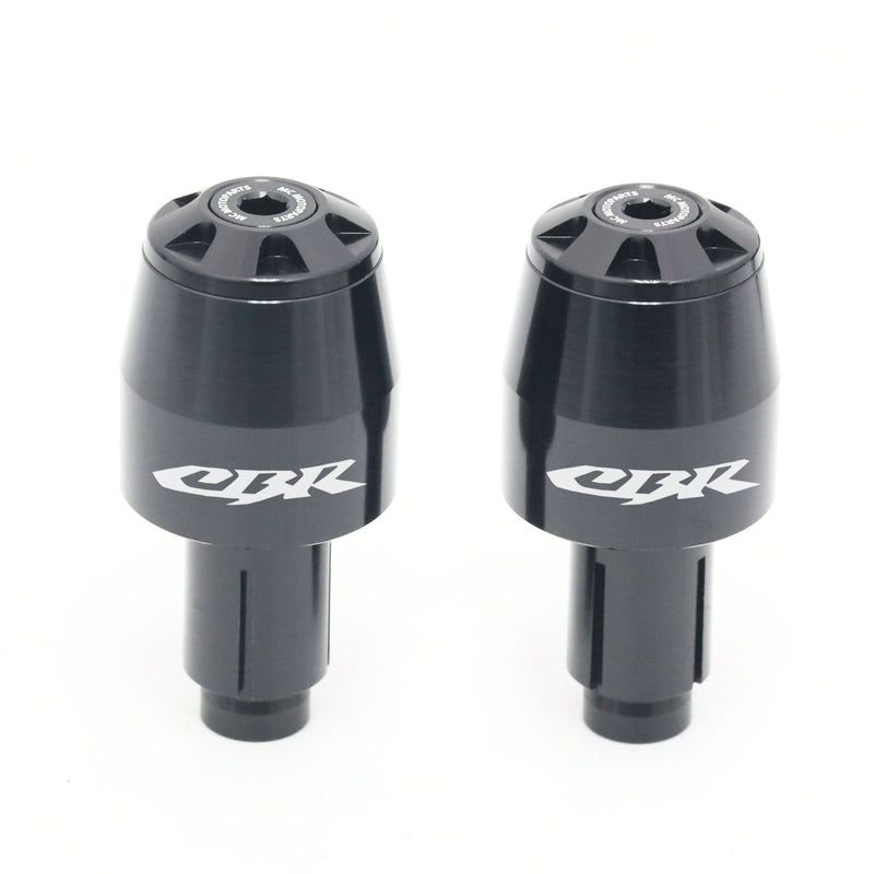 Fits Honda CBR1100XX CBR600RR CBR Engraved Logo STORM CNC Bar Ends - MC Motoparts