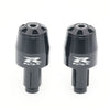 Fits Suzuki GSX-R 1000 750 600 GSXR Engraved Logo STORM CNC Bar Ends - MC Motoparts