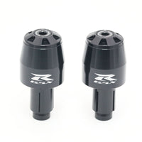 Fits Suzuki GSX-R 1000 750 600 GSXR Engraved Logo STORM CNC Bar Ends - MC Motoparts