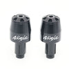 Fits Kawasaki ZX-6R ZX-10R ZX 600 Ninja Engraved Logo STORM CNC Bar Ends - MC Motoparts