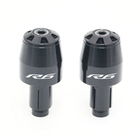Fits Yamaha YZF-R6 2006-2019 R6 Engraved Logo STORM CNC Bar Ends - MC Motoparts