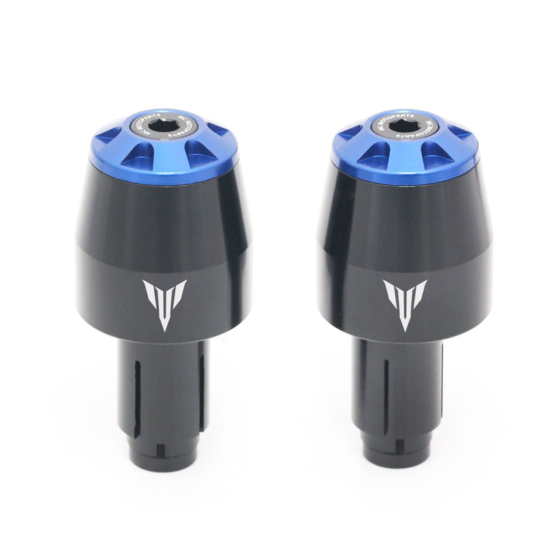 Fits Yamaha MT-07 MT-10 MT-125 MT Engraved Logo STORM CNC Bar Ends - MC Motoparts