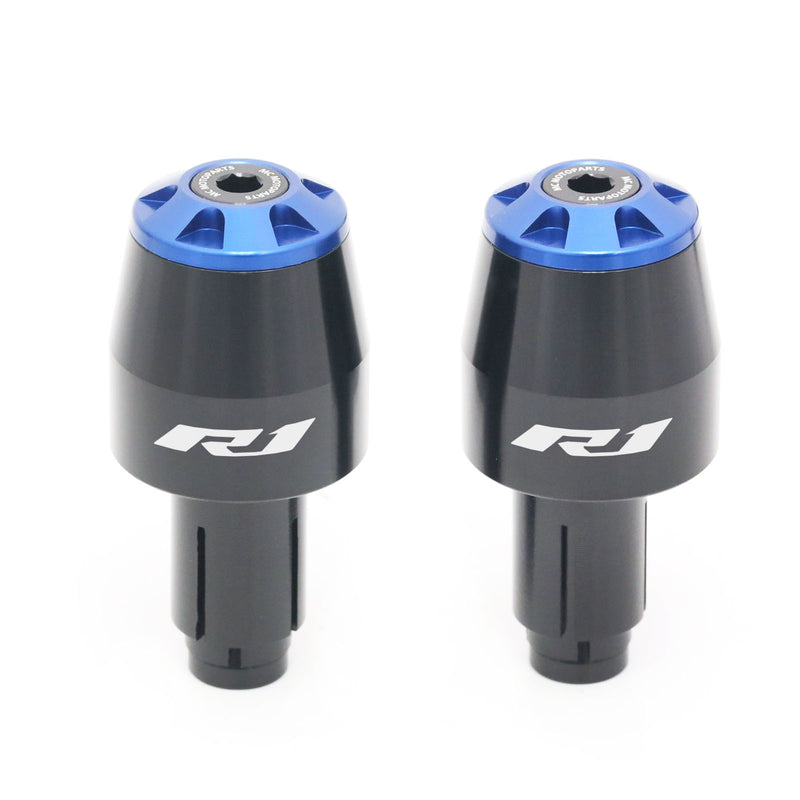 Fits Yamaha YZF-R1 98-19 R1M 15-19 R1 Engraved Logo STORM CNC Bar Ends - MC Motoparts