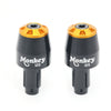 Fits Honda MONKEY 125 Engraved Logo STORM CNC Bar Ends - MC Motoparts