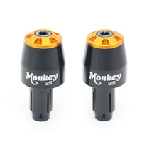 Fits Honda MONKEY 125 Engraved Logo STORM CNC Bar Ends - MC Motoparts