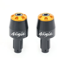 Fits Kawasaki ZX-6R ZX-10R ZX 600 Ninja Engraved Logo STORM CNC Bar Ends - MC Motoparts