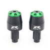 Fits Suzuki GSX-R 1000 750 600 GSXR Engraved Logo STORM CNC Bar Ends - MC Motoparts