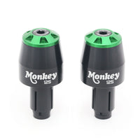 Fits Honda MONKEY 125 Engraved Logo STORM CNC Bar Ends - MC Motoparts