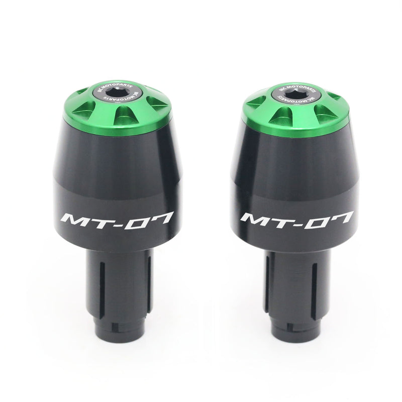 Fits Yamaha MT07 2014-2019 MT-07 Engraved Logo STORM CNC Bar Ends - MC Motoparts
