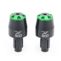 Fits Kawasaki 17-18 Z900 Ninja Engraved Logo STORM CNC Bar Ends - MC Motoparts