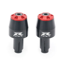 Fits Suzuki GSX-R 1000 750 600 GSXR Engraved Logo STORM CNC Bar Ends - MC Motoparts