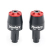 Fits Honda MONKEY 125 Engraved Logo STORM CNC Bar Ends - MC Motoparts