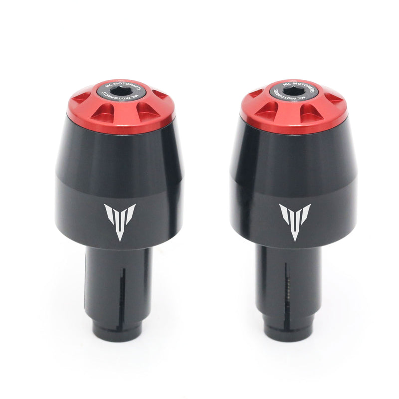 Fits Yamaha MT-07 MT-10 MT-125 MT Engraved Logo STORM CNC Bar Ends - MC Motoparts