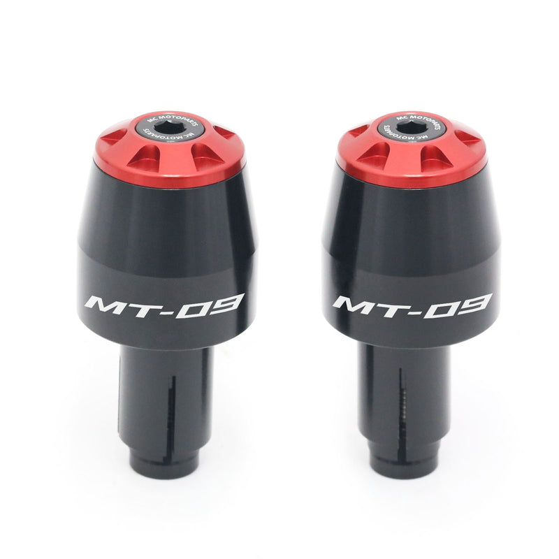 Fits Yamaha MT09 2013-2019 MT-09 Engraved Logo STORM CNC Bar Ends - MC Motoparts
