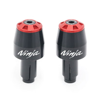 Fits Kawasaki ZX-6R ZX-10R ZX 600 Ninja Engraved Logo STORM CNC Bar Ends - MC Motoparts