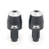 Fits Suzuki GSX-R 1000 750 600 GSXR Engraved Logo STORM CNC Bar Ends - MC Motoparts