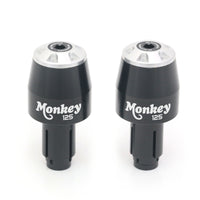 Fits Honda MONKEY 125 Engraved Logo STORM CNC Bar Ends - MC Motoparts