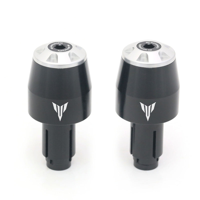 Fits Yamaha MT-07 MT-10 MT-125 MT Engraved Logo STORM CNC Bar Ends - MC Motoparts