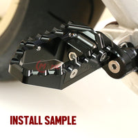 Fit Yamaha FZ1 Fazer FZ10 Front Touring 25mm Adjustable Foot Pegs - MC Motoparts