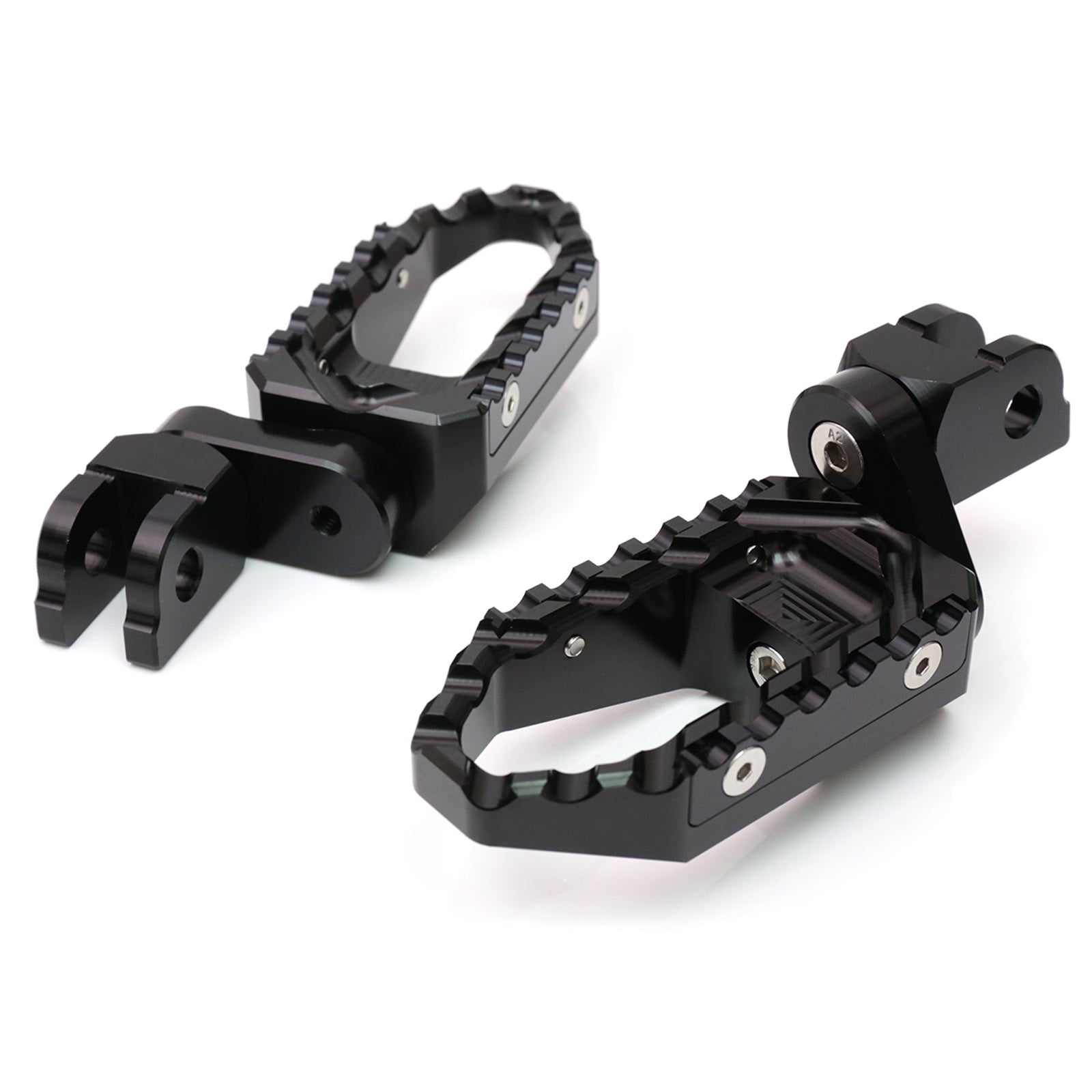 Fit Harley Davidson Fatboy Front Touring 25mm Wide Foot Pegs - MC Motoparts