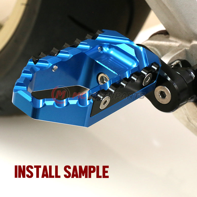 Fit Yamaha XSR 900 XJR1300 Front Touring 25mm Wide Foot Pegs - MC Motoparts