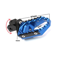 Fit Yamaha YZF R1 R3 R6 Front Touring 25mm Adjustable Foot Pegs - MC Motoparts