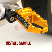 Fit MV Agusta 910 989R Brutale Front Touring 25mm Wide Foot Pegs - MC Motoparts