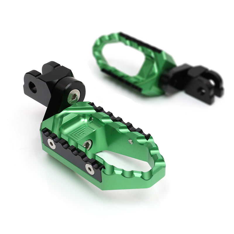 Fit Kawasaki ZX10R ZX6R Front Touring 25mm Multi-Step Foot Pegs - MC Motoparts