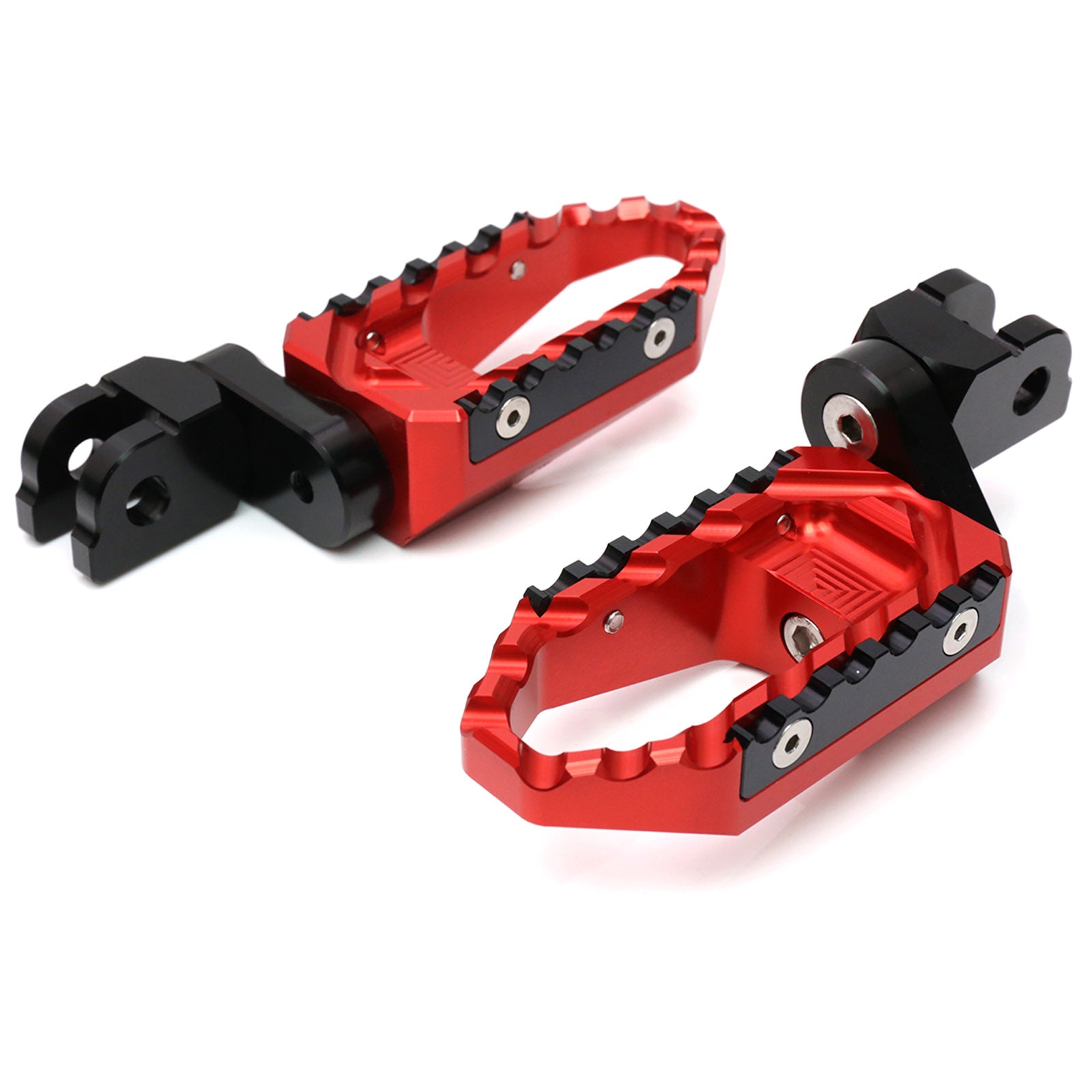 Fit Harley Davidson Fatboy Front Touring 25mm Wide Foot Pegs - MC Motoparts