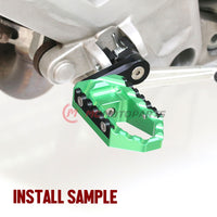 Fits Suzuki GSX-R 750 GSX-R 1000 600 Front Touring 40mm Extension Wide Foot Pegs - MC Motoparts