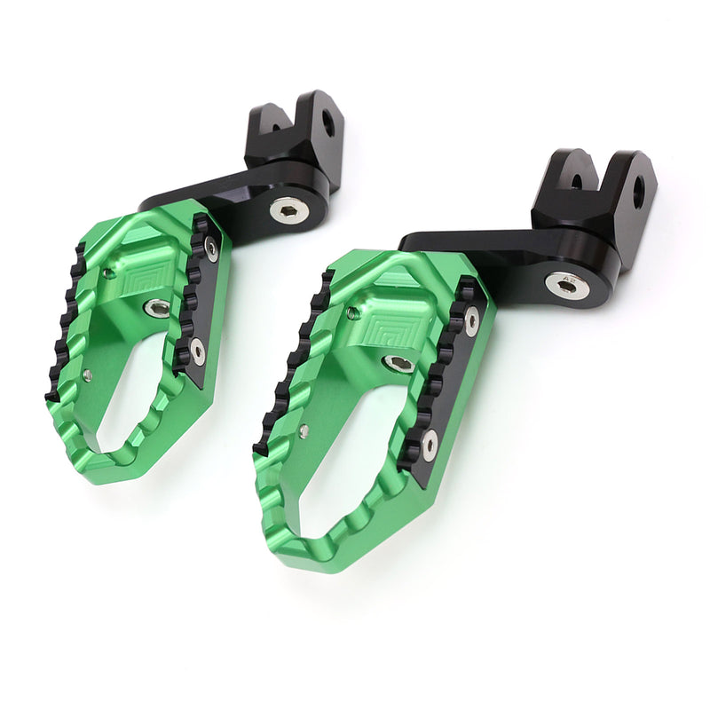Fits Kawasaki Versys 1000 ZR7S ZRX1200 Front Touring 40mm Adjustable Foot Pegs - MC Motoparts