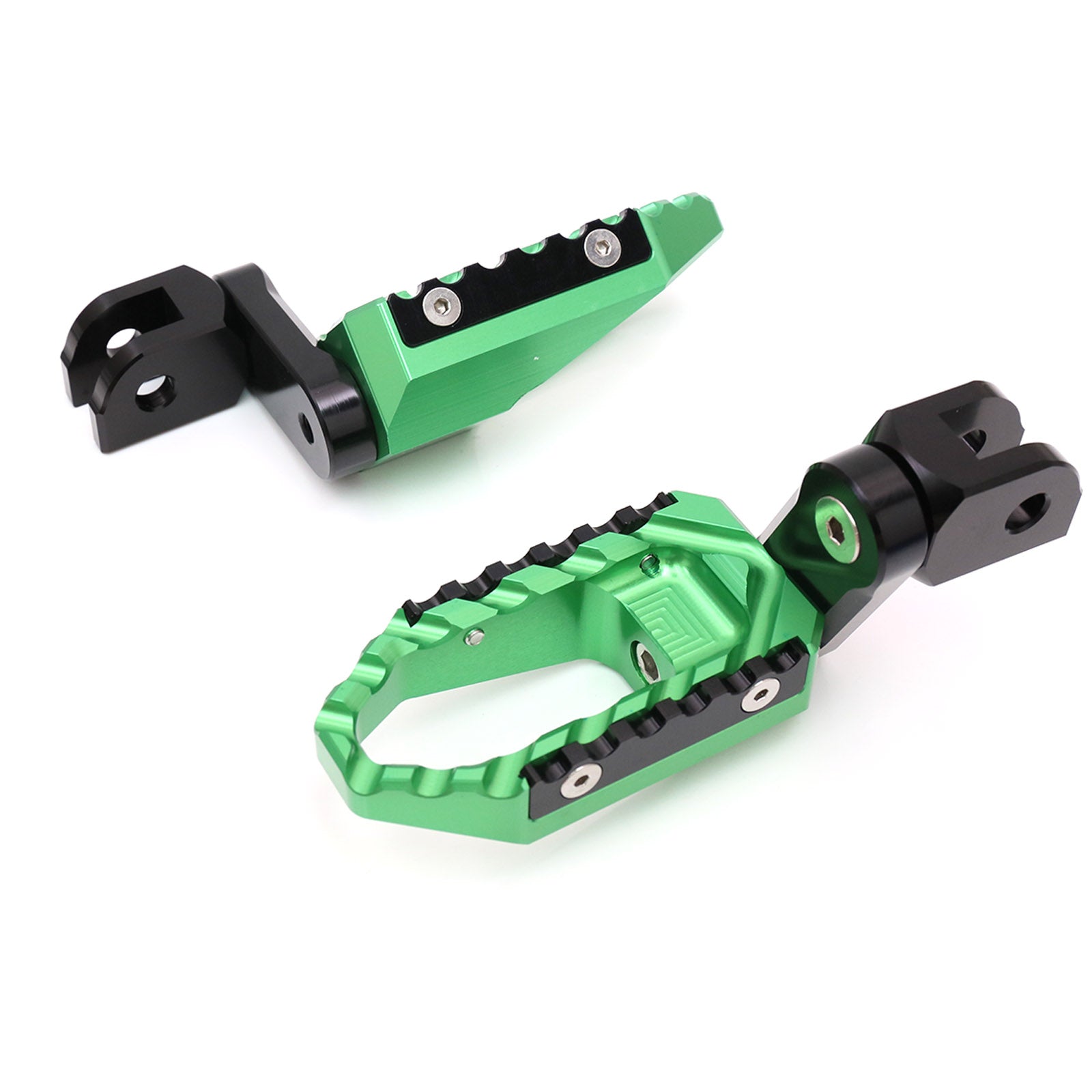 Fits Kawasaki Ninja 650R 300 400 Front Touring 40mm Multi-Step Wide Foot Pegs - MC Motoparts