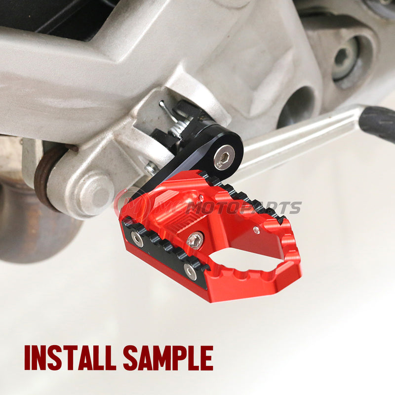Fits Kawasaki Ninja 650R 300 400 Front Touring 40mm Multi-Step Wide Foot Pegs - MC Motoparts