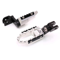 Fits Kawasaki Ninja 650R 300 400 Front Touring 40mm Multi-Step Wide Foot Pegs - MC Motoparts