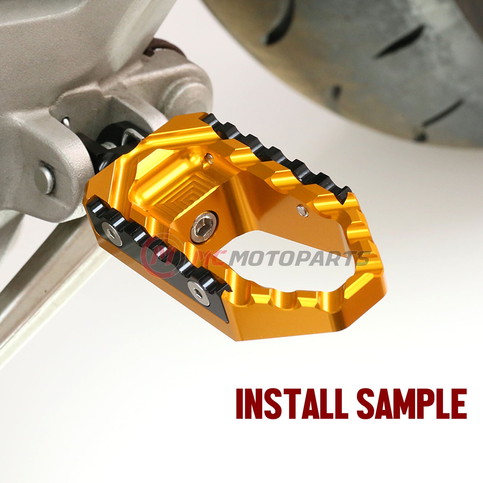 Fits Ducati Super Sport 1000 959 Panigale Front Touring Wide Foot Pegs - MC Motoparts