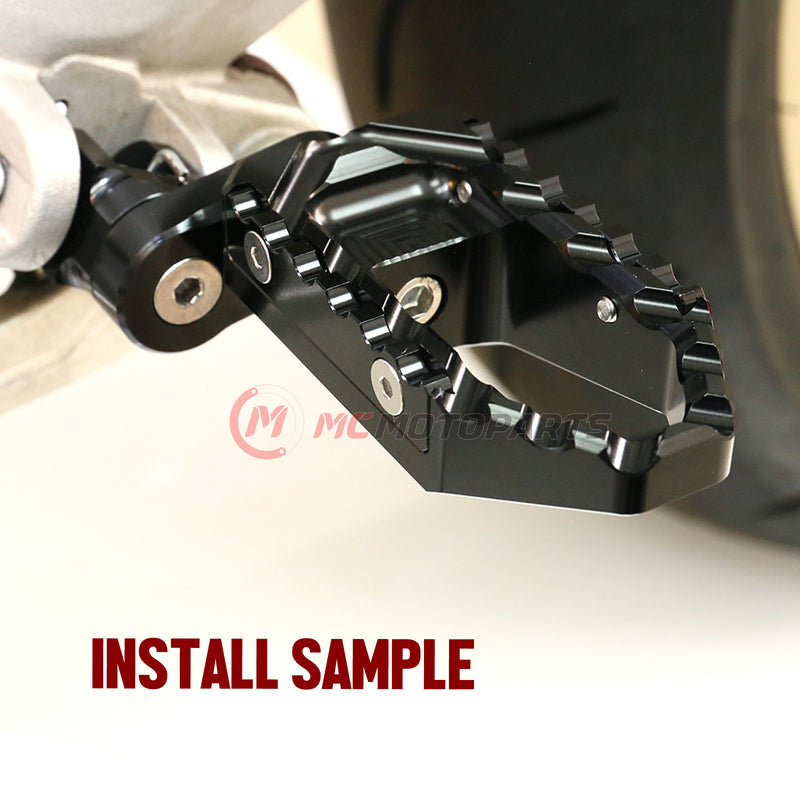 Fits Honda CBR1000RR CBR250R 25mm extension Rear TRC Touring Wide Foot Pegs