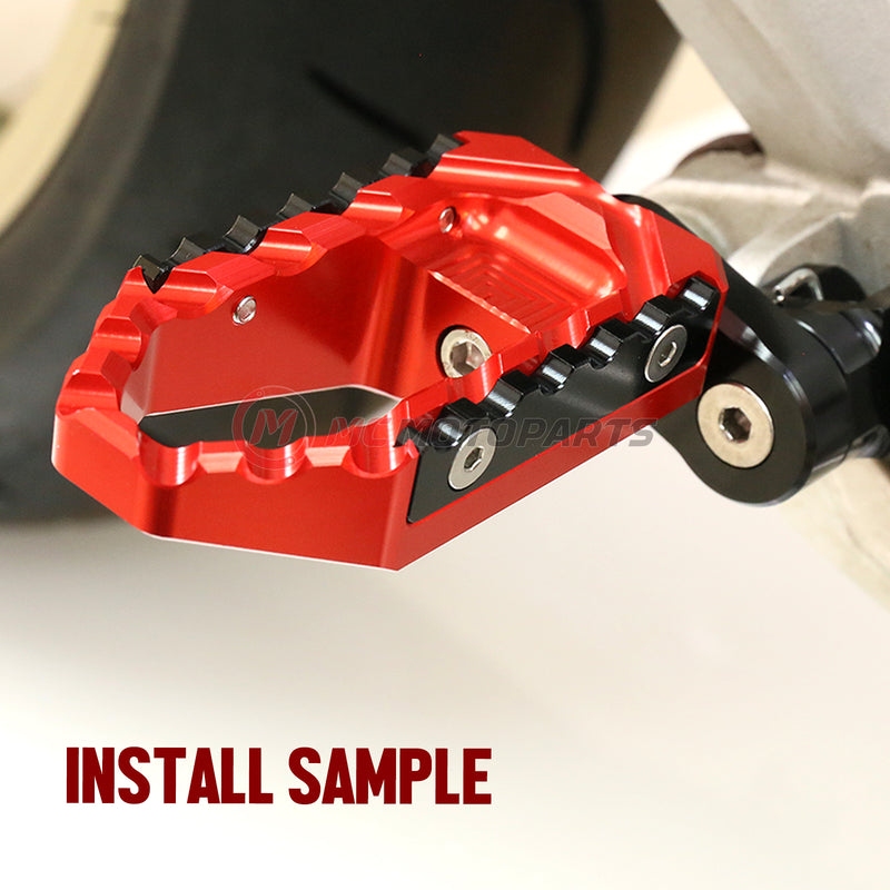 Fits Harley Davidson Sportster 883 Iron Dyna 25mm extension Rear TRC Touring Wide Foot Pegs