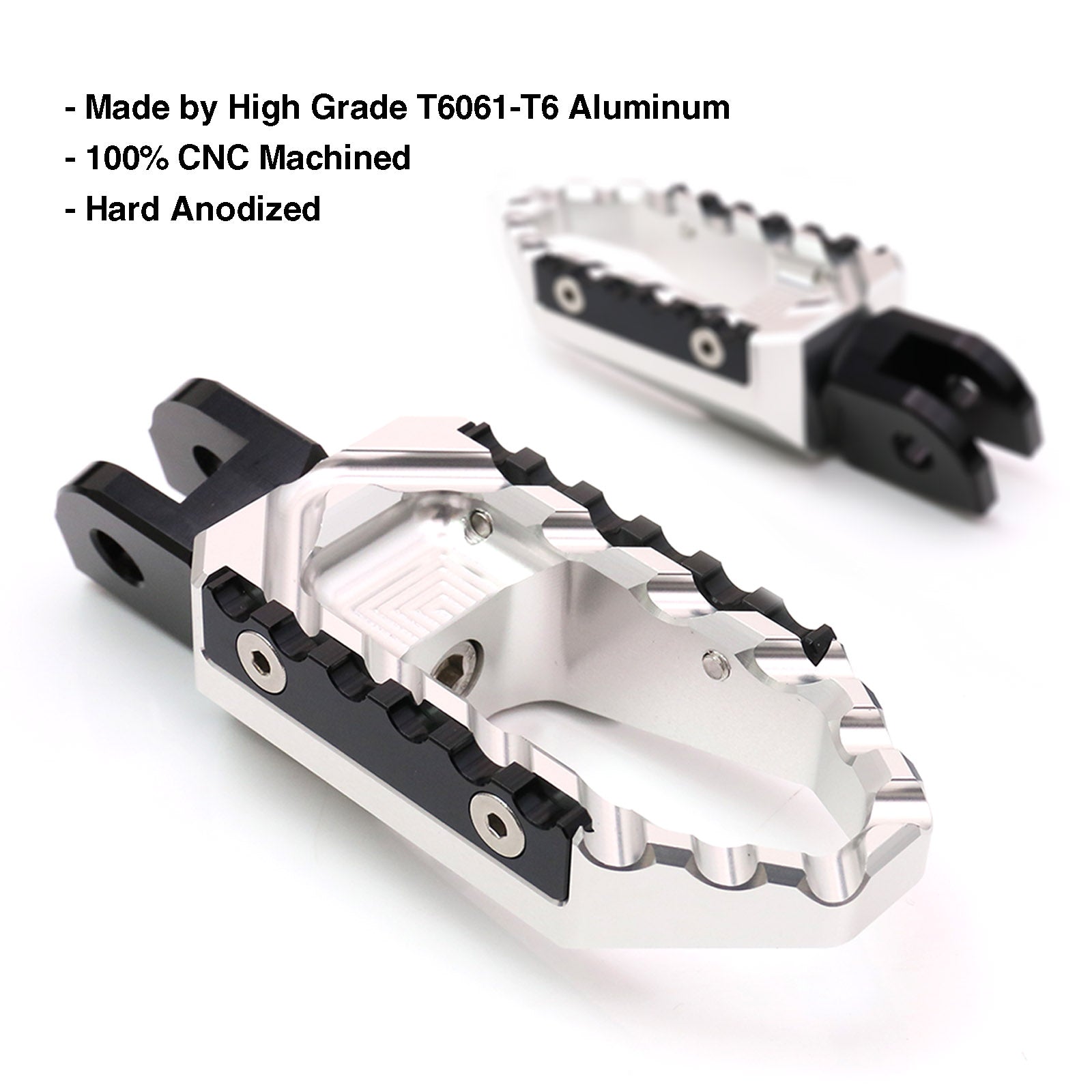 Fits Yamaha MT-01 MT-07 MT-10 Rear TRC Touring Wide Foot Pegs