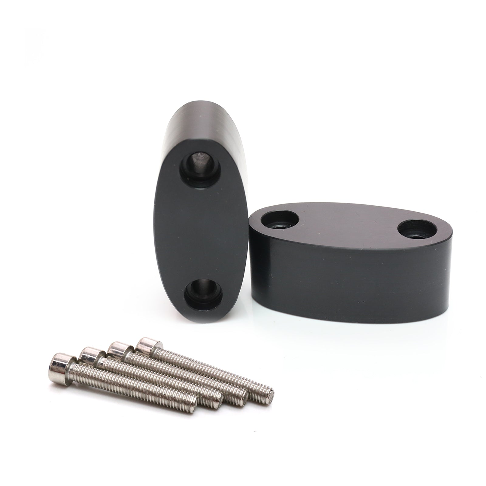 Fit Honda CB1300S CBF1000S CBF600S Motorcycle Black Delrin Mirror Extender and Riser - MC Motoparts