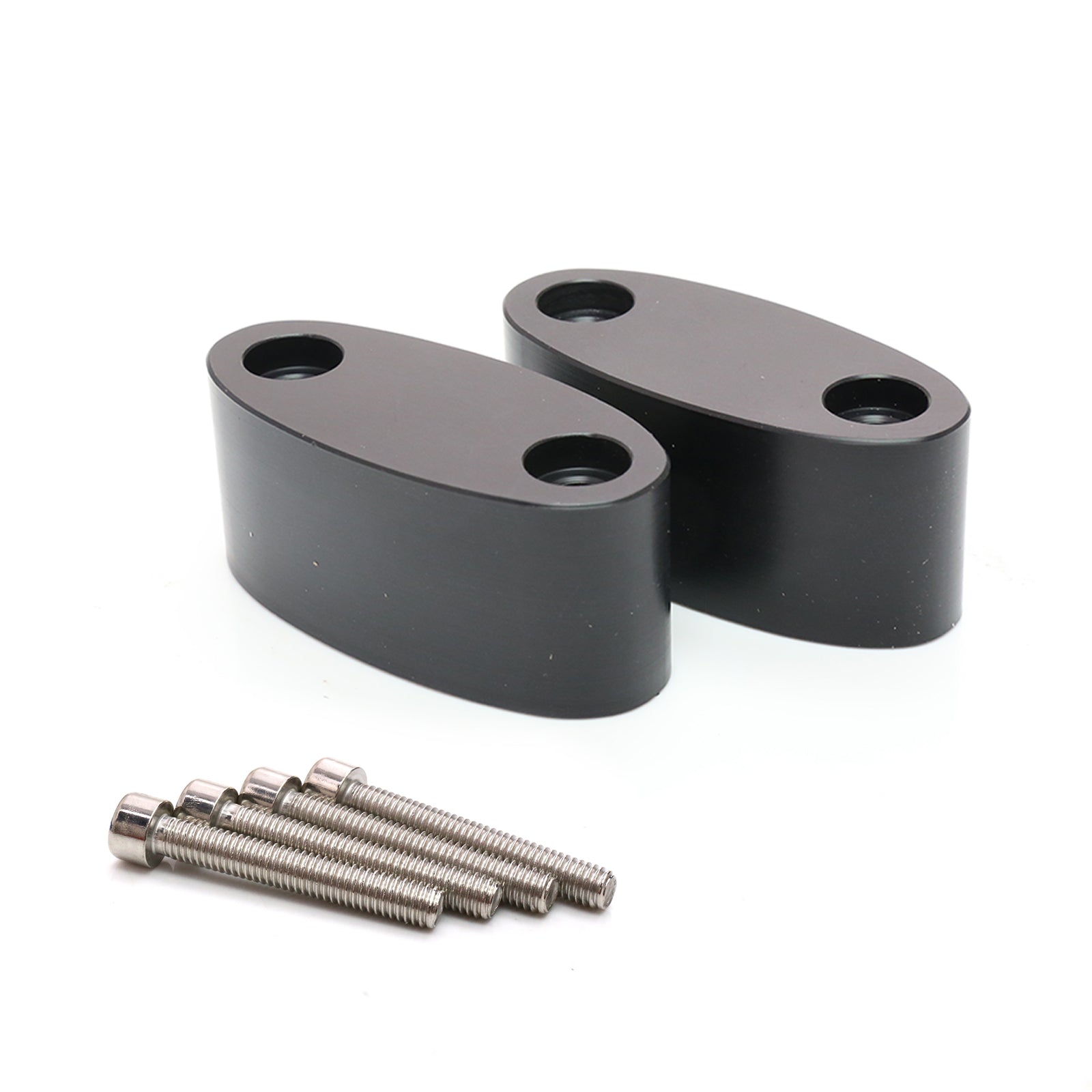 Fit Honda CB1300S CBF1000S CBF600S Motorcycle Black Delrin Mirror Extender and Riser - MC Motoparts