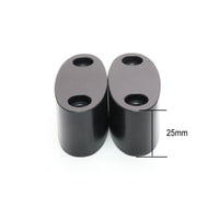 Fit Honda CBR600RR CBR1000RR CBR500R Motorcycle Black Delrin Mirror Extender and Riser - MC Motoparts