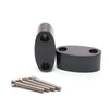 Fit Honda CBR600RR CBR1000RR CBR500R Motorcycle Black Delrin Mirror Extender and Riser - MC Motoparts